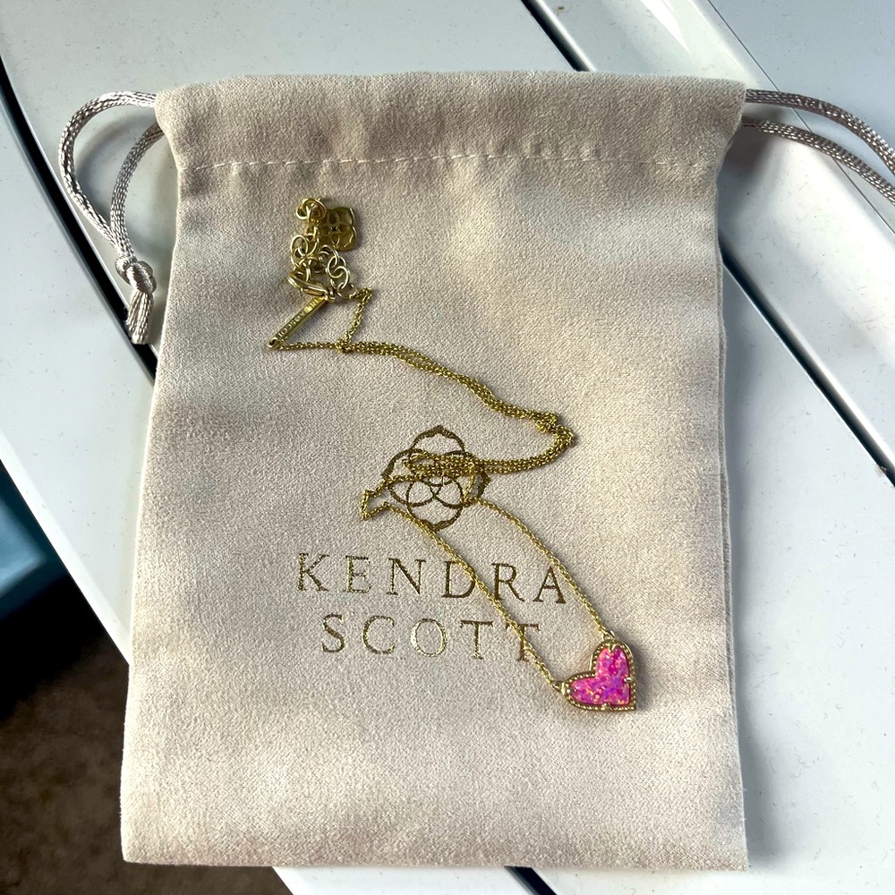 Pink Heart Necklace